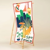 Toalha de Natação Oxer Estampada