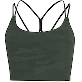 Top Fitness com Bojo Removível Oxer Camuflado Premium Baixa Sustentação Adulto