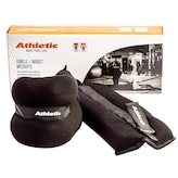 Caneleira Munhequeira Tornozeleira de Peso Athletic Residencial O Par - 1kg