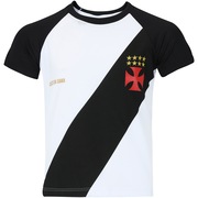 Camiseta do Vasco da Gama Base Raglan - Infantil