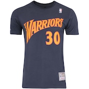 Camiseta Mitchell & Ness Golden State Warriors Name and Number - Masculina