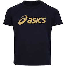 Camiseta ASICS Performance com Proteção UV Boy Raglan - Infantil