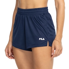 Shorts Cintura Alta e Cós de Elástico VIBS em X Fitness - Feminino