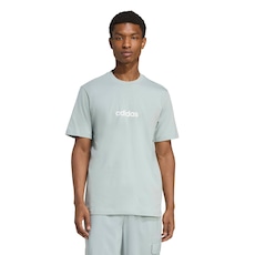 Camiseta Masculina adidas Manga Curta Logo Linear