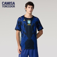Camisa Brasil Nike Jordan II 2026/27 Torcedor Pro Masculina em