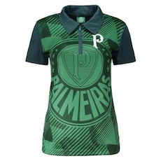 Camisa Polo do Palmeiras SPR Effect Logo - Feminina