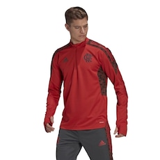 casaco vermelho adidas