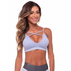 Top Fitness com Bojo Vestem Corset Greta - Feminino