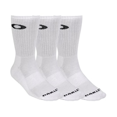 Kit de Meias Cano Longo Oakley Essential Crew Sock com 3 Pares - Adulto