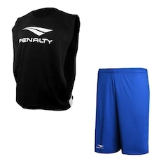 Conjunto de Futebol Penalty: Colete + Calção Penalty X - Masculino