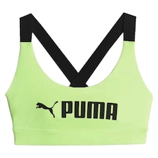 Top Fitness Puma Mid Impact Safari Glam Bra - Adulto