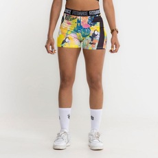 Shorts Fitness Honey Be com Cadarço Fake - Feminino