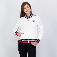 Jaqueta e Blusa de Frio Feminino Fila Branco Centauro Loja de