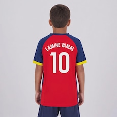 Camisa do Barcelona Culés 10 Lamine Yamal Infantil
