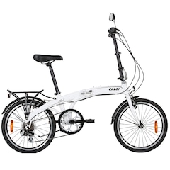 Bicicleta Caloi Dobrável Urbe - Aro 20 - Freio V-Brake - Câmbio Traseiro Shimano - 7 Marchas - Foto 1