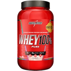 Whey Protein Integralmédica Morango Pure 100% - 900g - Foto 1