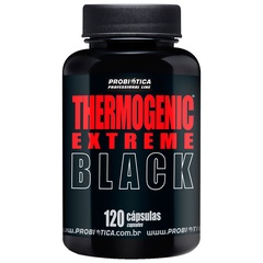 Termogênico Probiótica Thermogenic Extreme Black - 120 Cápsulas - Foto 1