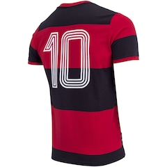 Camiseta do Flamengo Zico Braziline - Masculina - Foto 3