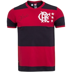 Camiseta do Flamengo Zico Braziline - Masculina - Foto 1