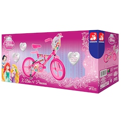 Bicicleta Bandeirante Princesa Disney - Aro 14 - Freio V-Brake - Feminina - Infantil - Foto 2