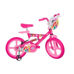 Bicicleta Bandeirante Princesa Disney - Aro 14 - Freio V-Brake - Feminina - Infantil - Foto 1