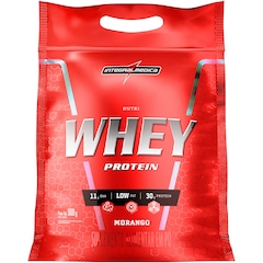 Whey Protein Integralmédica Morango Nutri Refil - 900g - Foto 1