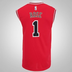 Camiseta Regata adidas NBA Chicago Bulls Road Rose - Masculina - Foto 2