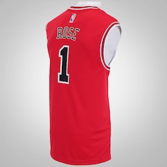 Camiseta Regata adidas NBA Chicago Bulls Road Rose - Masculina - Foto 3