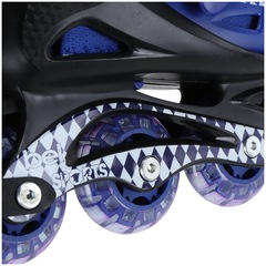 Kit Patins Bel Sports Radical: Patins + Kit de Proteção - Infantil - Foto 5