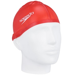 Touca de Natação Speedo Silicone Lisa - Adulto - Foto 1