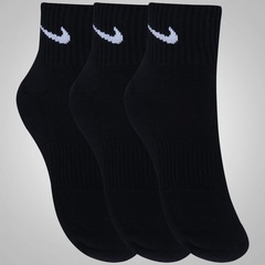 Kit de Meia Nike Swoosh Cano Médio com 3 Pares - Adulto - Foto 3