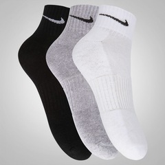 Kit de Meia Nike Swoosh Cano Médio com 3 Pares - Adulto - Foto 1