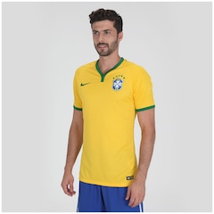 Camisa  do Brasil Amarela Nike Jogador 2014 s/n° Masculina - Foto 2