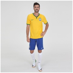 Camisa  do Brasil Amarela Nike Torcedor 2014 s/n° - Masculina - Foto 4