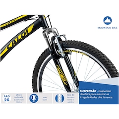 Bicicleta Caloi Andes - Aro 26 - Freio V-Brake - 21 Marchas - Foto 3