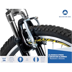 Bicicleta Caloi Andes - Aro 26 - Freio V-Brake - 21 Marchas - Foto 4