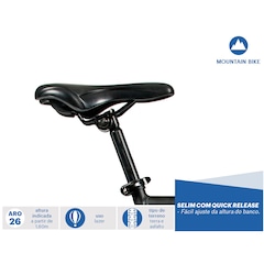 Bicicleta Caloi Andes - Aro 26 - Freio V-Brake - 21 Marchas - Foto 6