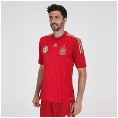 Camisa Espanha I S/N 2014 Torcedor adidas - Masculina - Foto 2