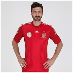 Camisa Espanha I S/N 2014 Torcedor adidas - Masculina - Foto 1