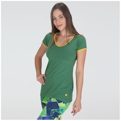 Camiseta Oxer Raglan Brasil - Feminina - Foto 2