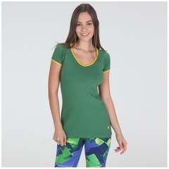 Camiseta Oxer Raglan Brasil - Feminina - Foto 1