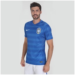 Camisa do Brasil Azul Nike Jogador 2014 s/n° - Masculina - Foto 2