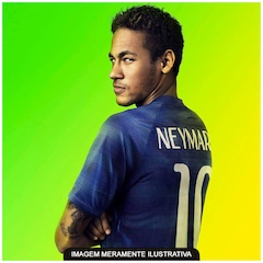 Camisa  do Brasil Azul Nike Torcedor 2014 s/n°- Masculina - Foto 6