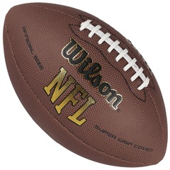 Bola de Futebol Americano Wilson NFL Super Grip Cover - Foto 1