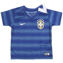 Camisa  do Brasil Azul Nike Torcedor 2014 s/n° - Baby - Foto 2