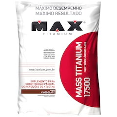 Mass Titanium 17500 1,4Kg - Chocolate - Max Titanium - Foto 1