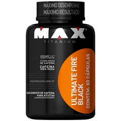 Fire Black 60 Cáps - Max Titanium - Foto 1
