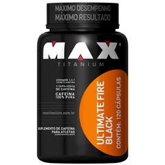 Fire Black 120 Cáps - Max Titanium - Foto 1