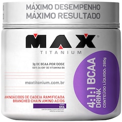 4:1:1 Bcaa Drink 280G - Uva - Max Titanium - Foto 1