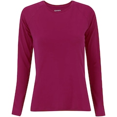 Camiseta Manga Longa com Proteção Solar UV50+ Oxer Custom - Feminina - Foto 1
